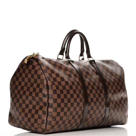 louis vuitton keepall 50 bandouliere damier|louis vuitton keepall 50 damier.